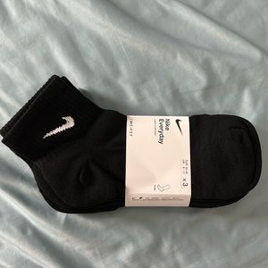 New Nike Everyday Cotton Cushioned Quarter/Ankle Sock